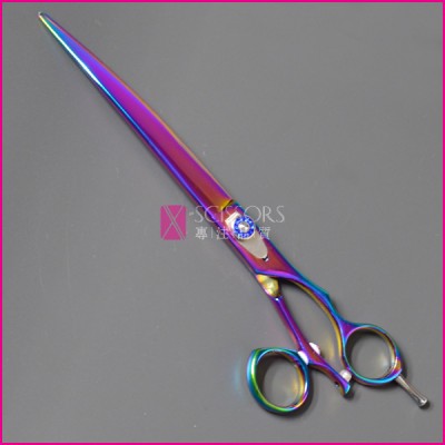 PS19 Wholesale Swivel Scissor Curved Down Dog Shear Dog Grooming Scissors