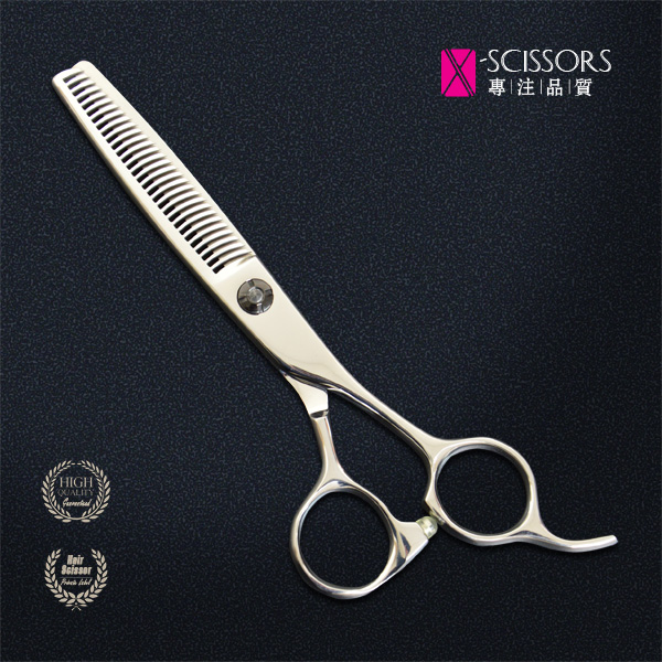 Hot Sell round head rotating ring hair scissors promotion